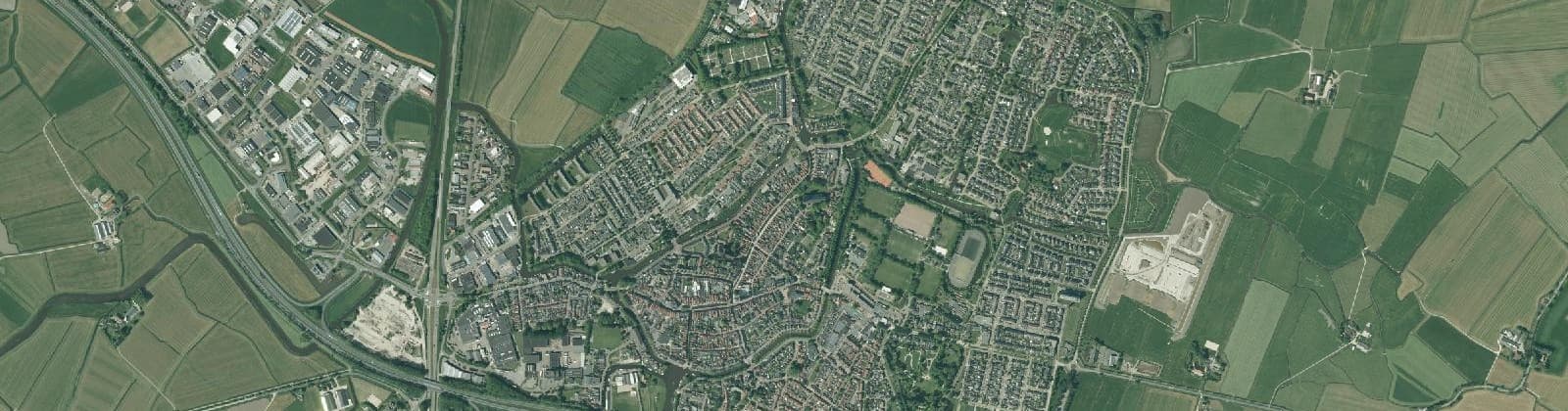 Luchtfoto van Wijk 00 Bolsward