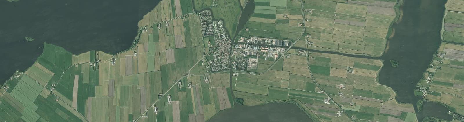 Luchtfoto van Wijk 12 Woudsend