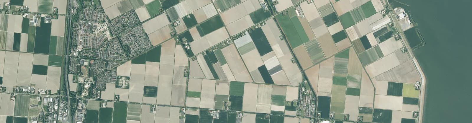 Luchtfoto van Wieringerwerf