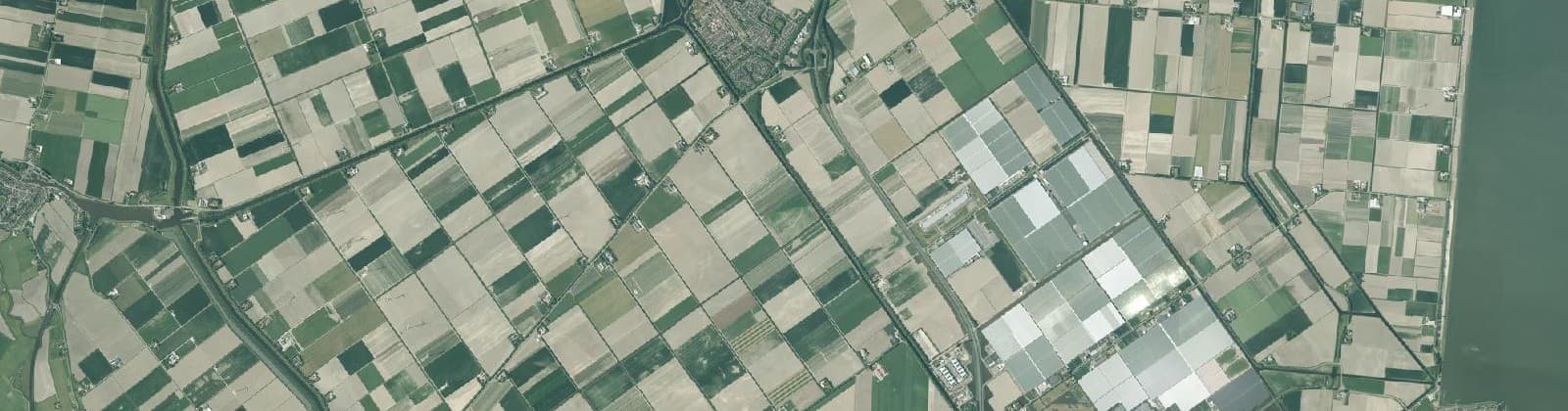 Luchtfoto van Middenmeer
