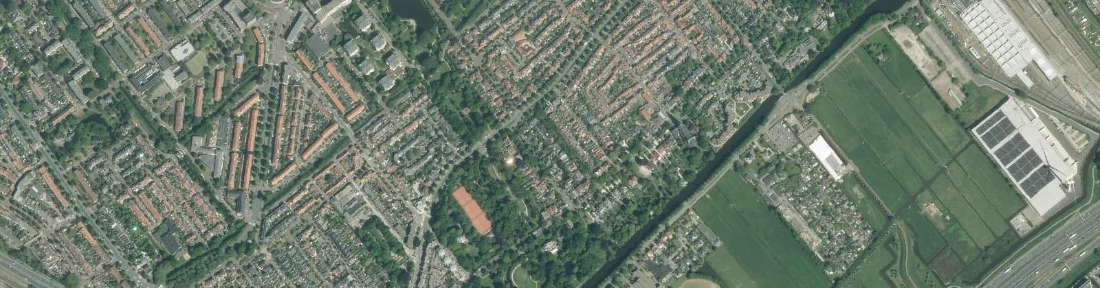 Luchtfoto van Voorburg Oud