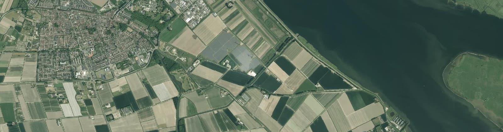 Luchtfoto van Middelharnis