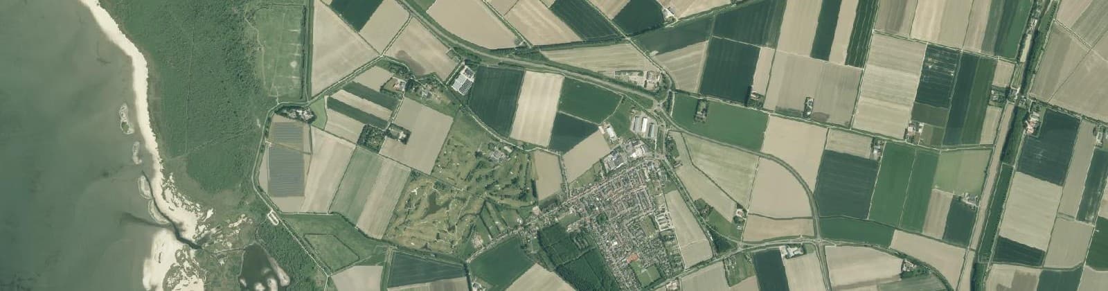 Luchtfoto van Melissant