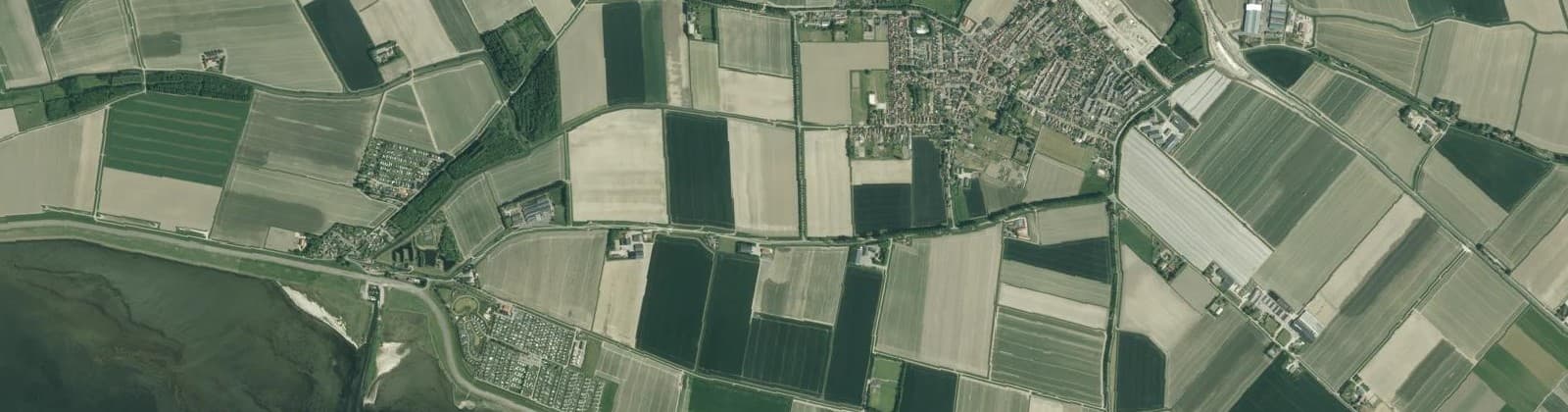 Luchtfoto van Nieuwe-Tonge
