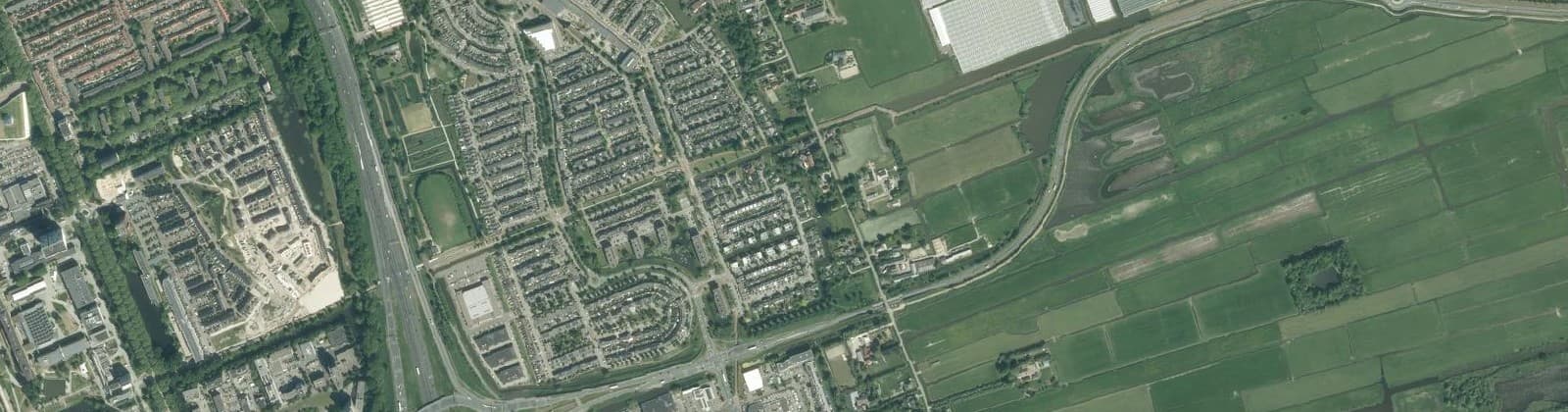 Luchtfoto van Delfgauw