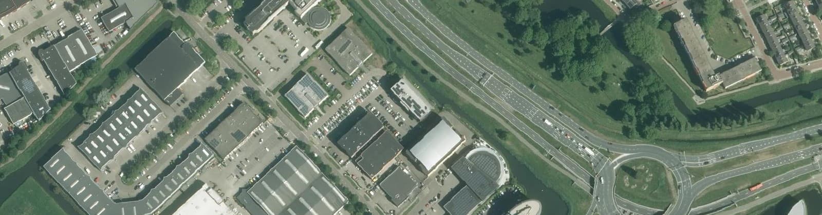 Luchtfoto van Halfweg