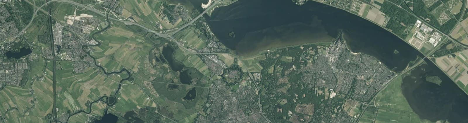 Luchtfoto van Naarden