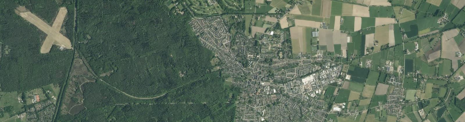 Luchtfoto van Groesbeek