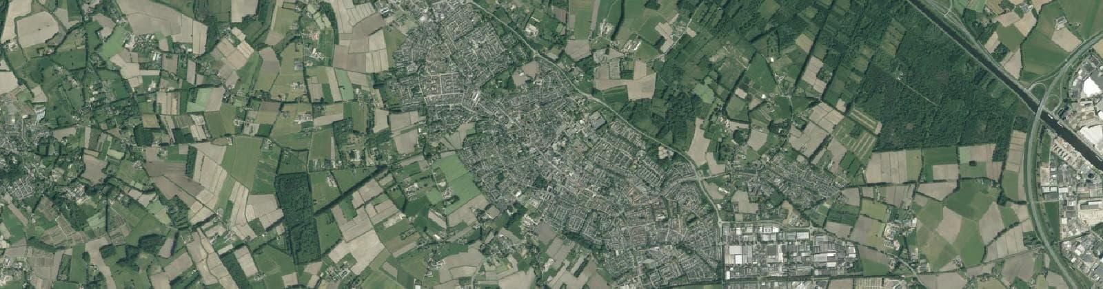 Luchtfoto van Schijndel