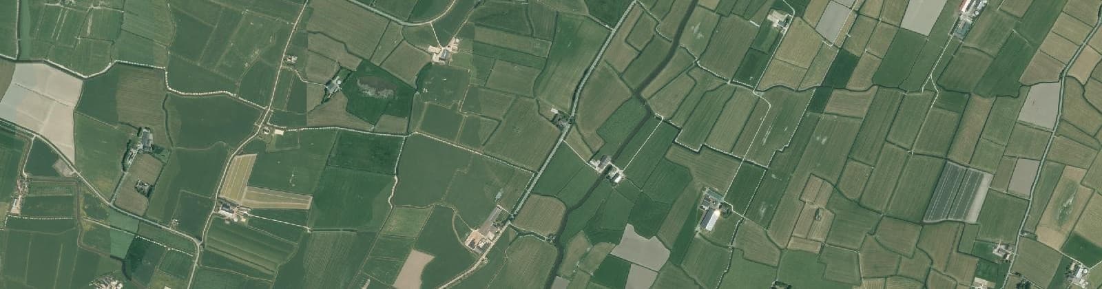 Luchtfoto van Achlum