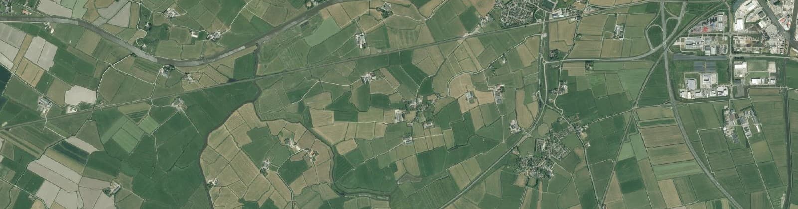 Luchtfoto van Blessum
