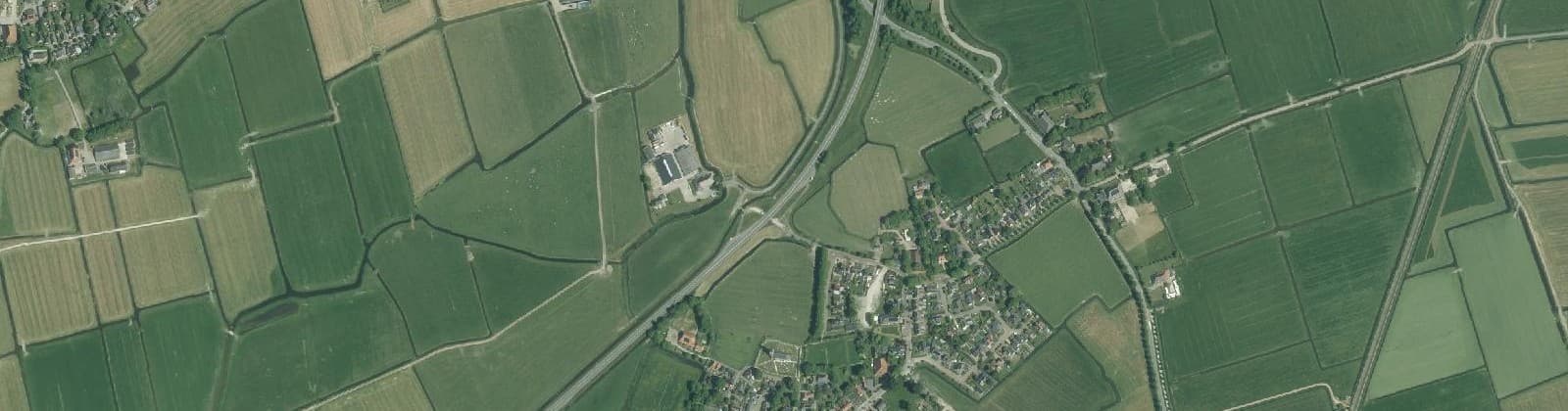 Luchtfoto van Boksum