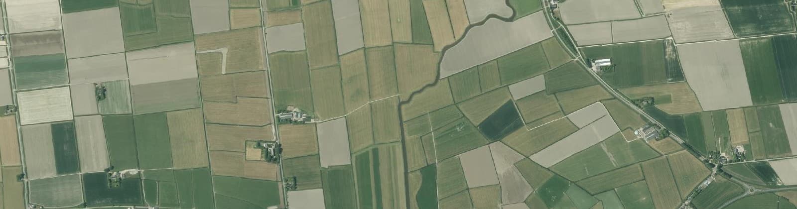Luchtfoto van Vrouwenparochie