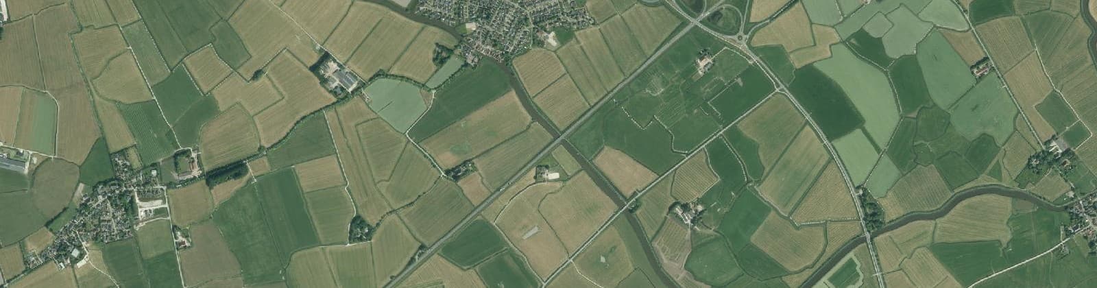 Luchtfoto van Winsum