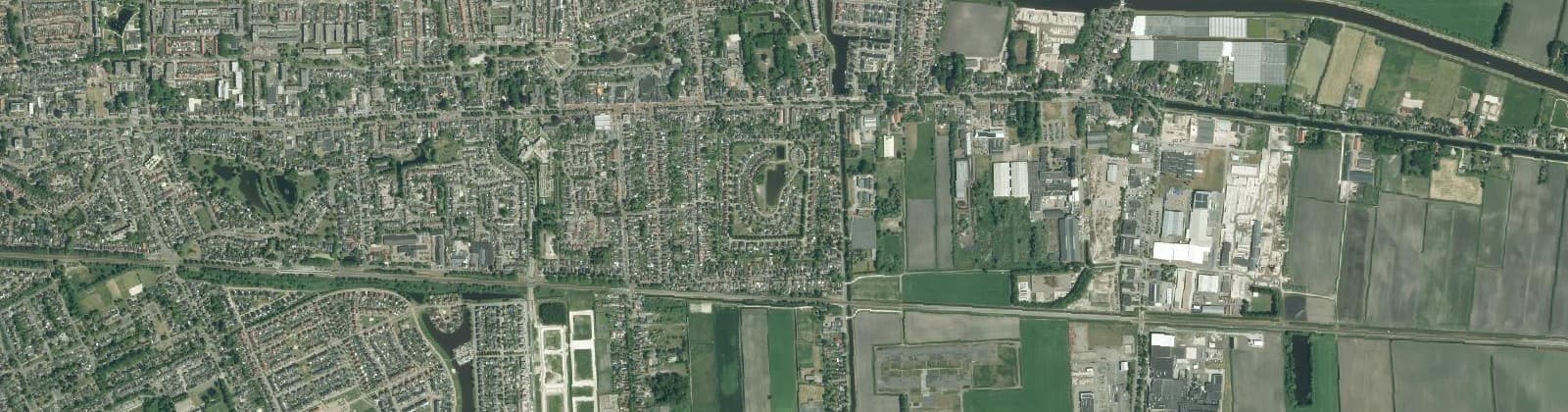 Luchtfoto van Sappemeer