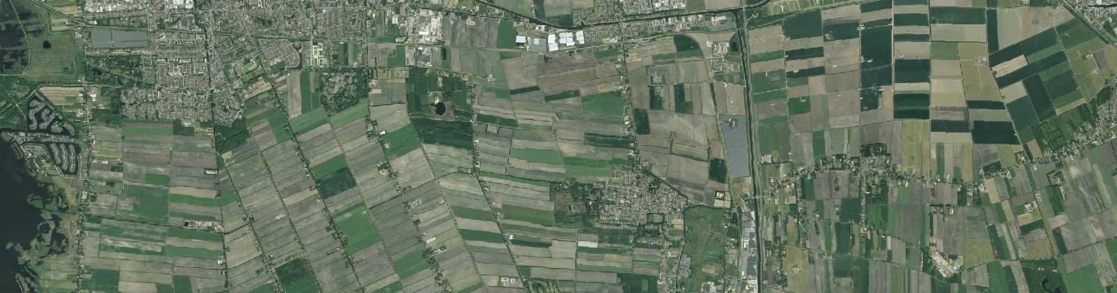 Luchtfoto van Muntendam