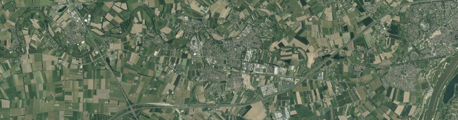 Luchtfoto van Geldermalsen