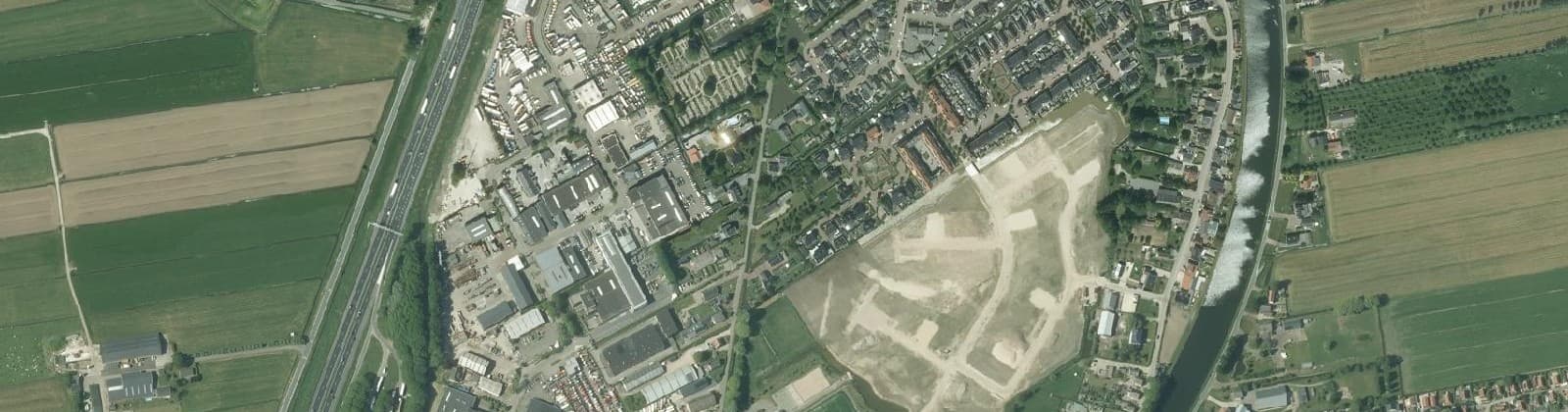Luchtfoto van Meerkerk