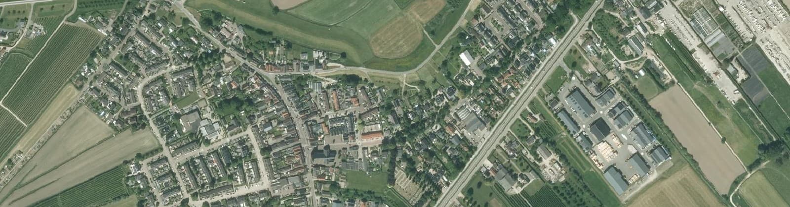 Luchtfoto van Lexmond