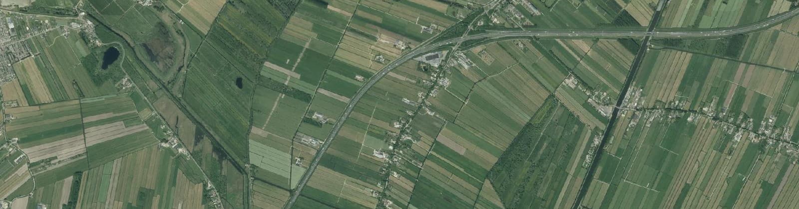 Luchtfoto van Lexmond buitengebied