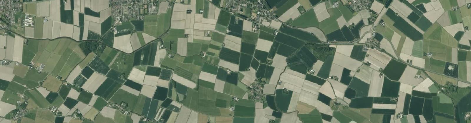 Luchtfoto van Leens