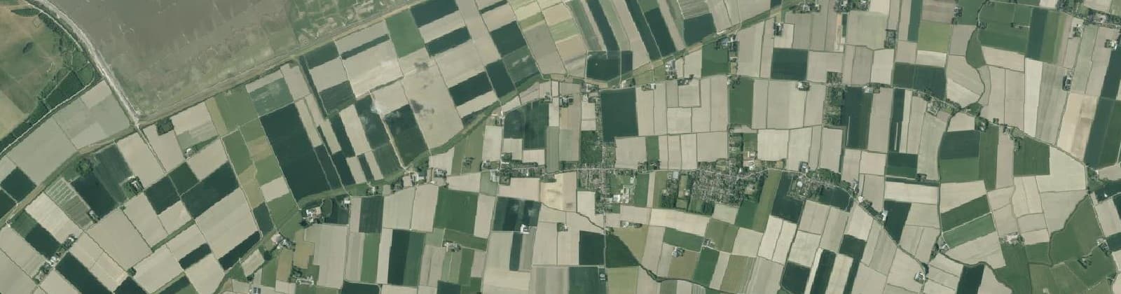 Luchtfoto van Kloosterburen
