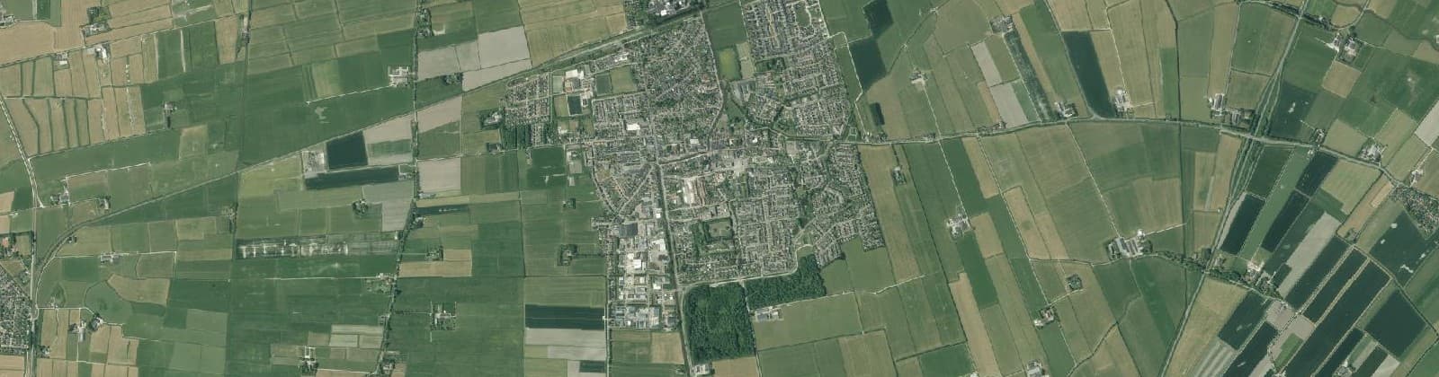 Luchtfoto van Bedum