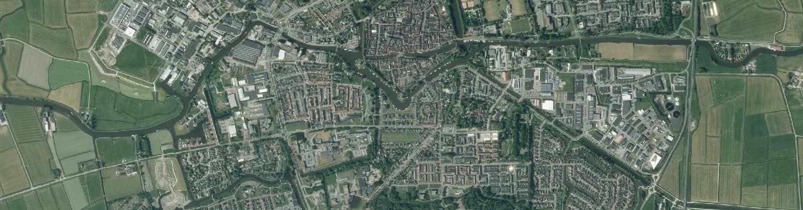 Luchtfoto van Dokkum