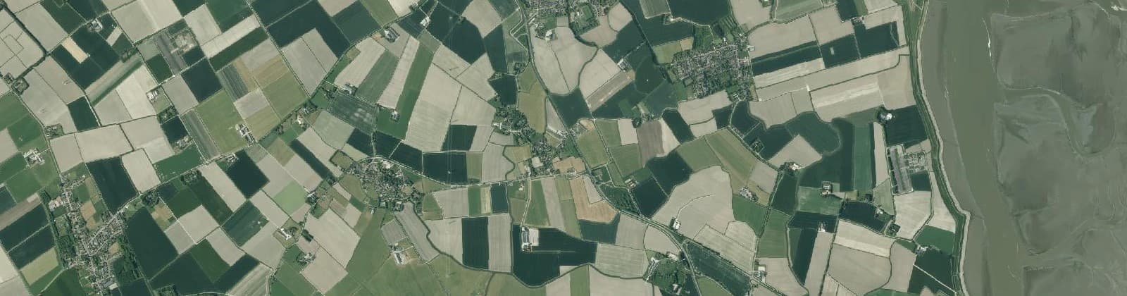 Luchtfoto van Buitengebied Noord-Bierum