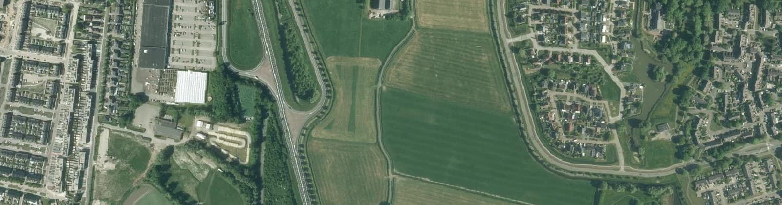 Luchtfoto van Tussengebied