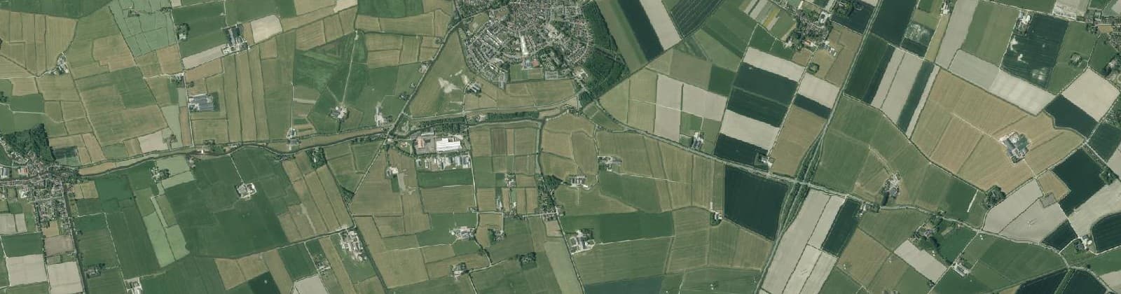 Luchtfoto van Buitengebied Noord-Middelstum