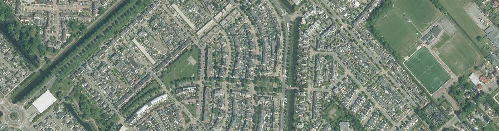 Luchtfoto van Oostertocht