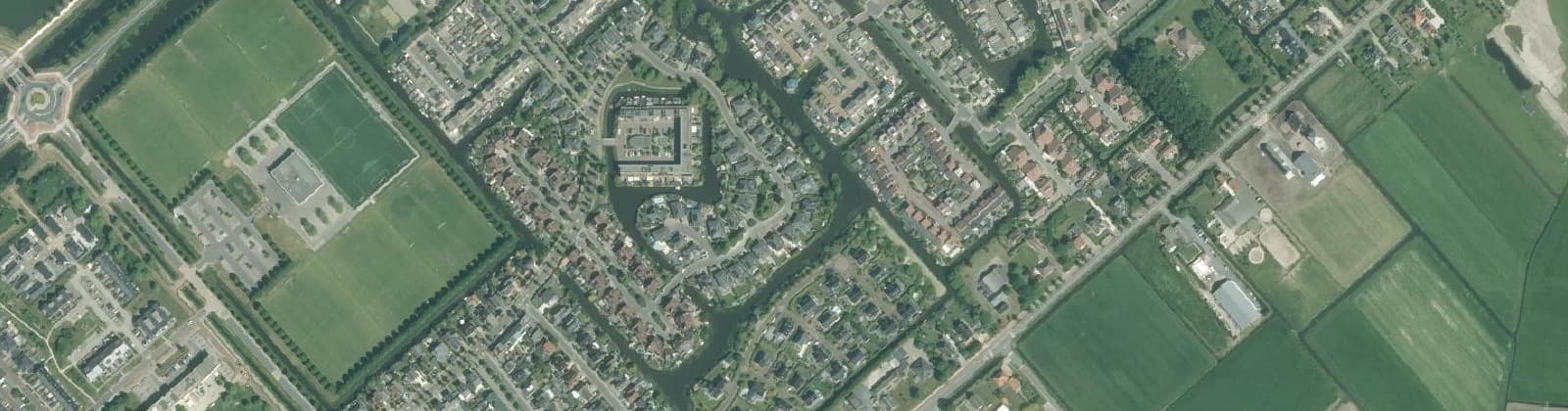 Luchtfoto van Huygenhoek