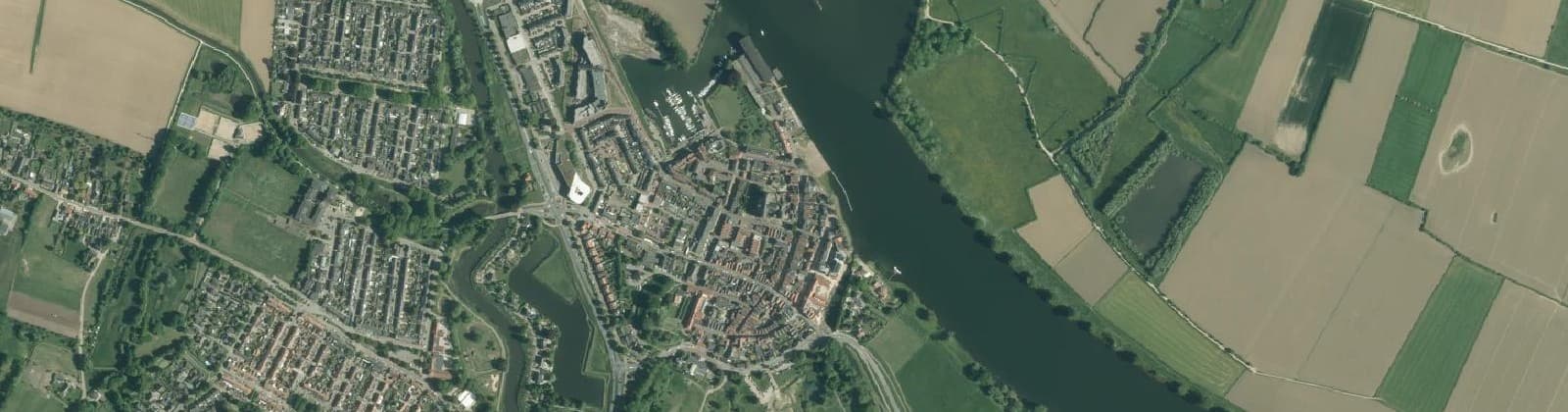 Luchtfoto van Grave