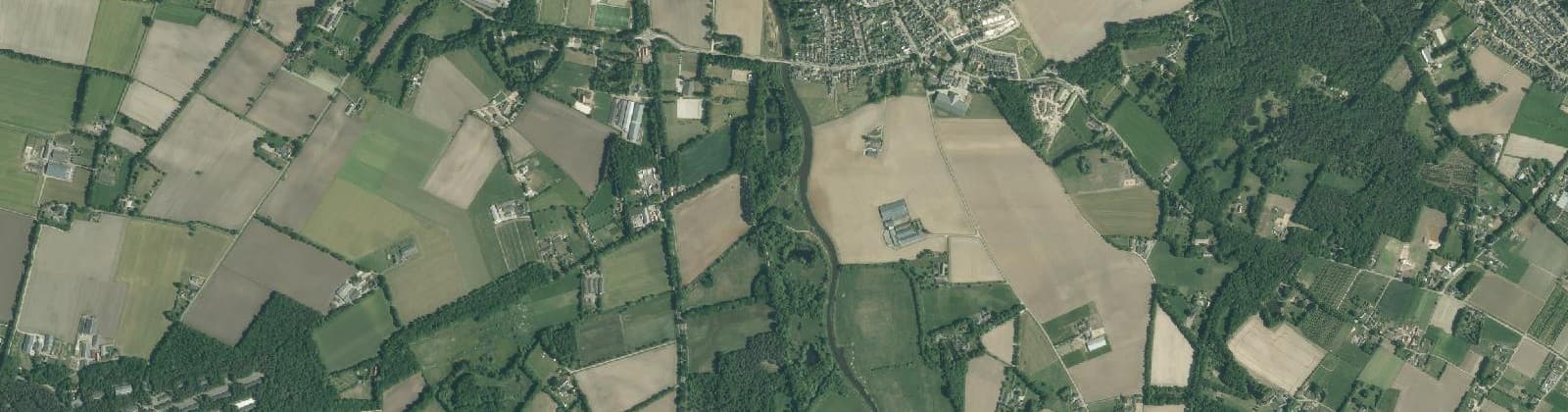 Luchtfoto van Escharen
