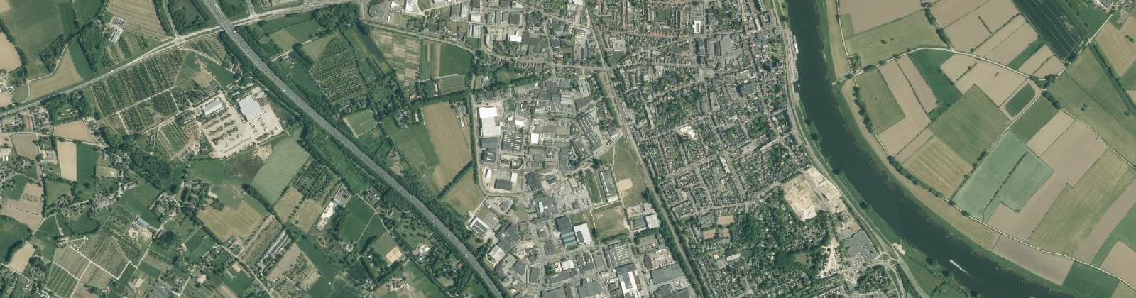 Luchtfoto van Cuijk