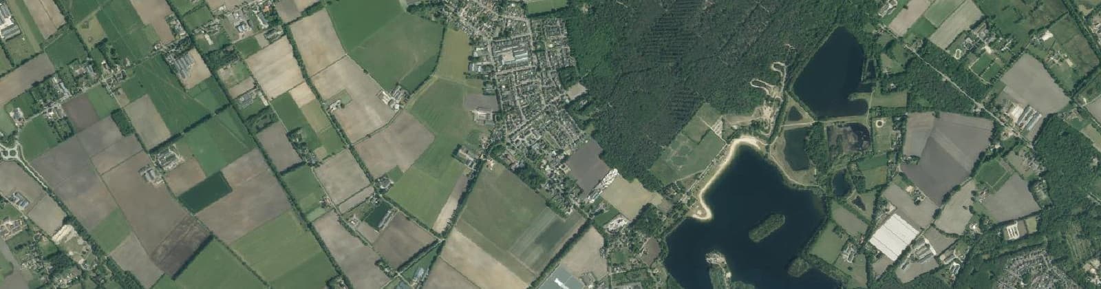 Luchtfoto van Langenboom