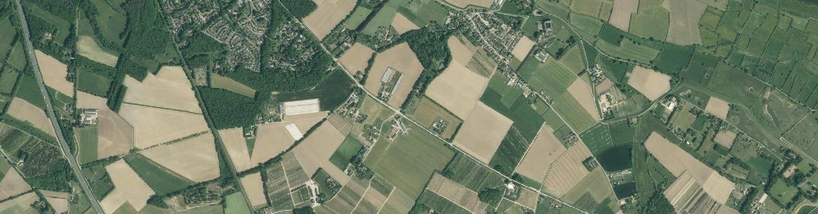 Luchtfoto van Sint Agatha