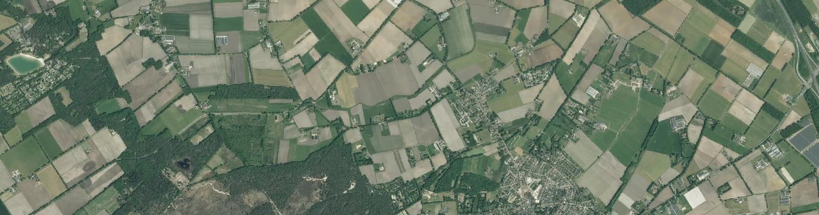 Luchtfoto van Ledeacker