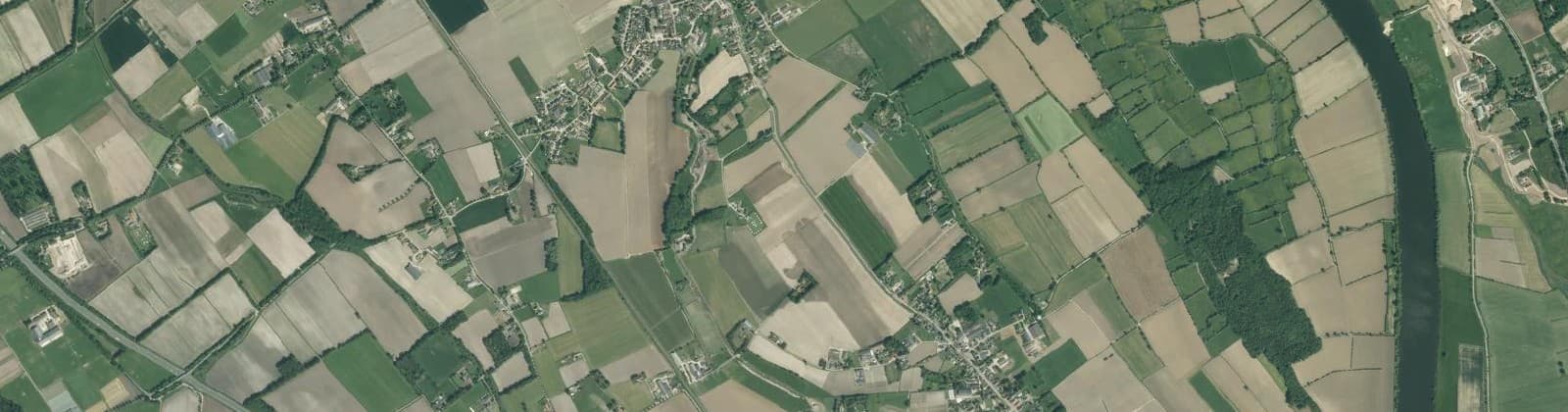 Luchtfoto van Groeningen