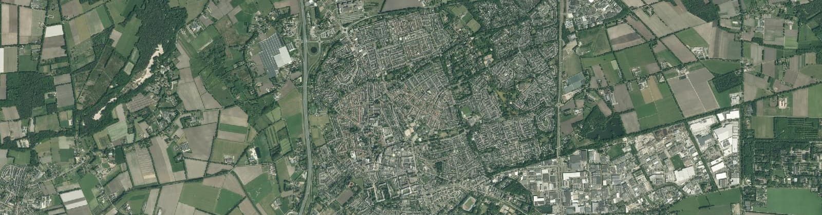 Luchtfoto van Uden