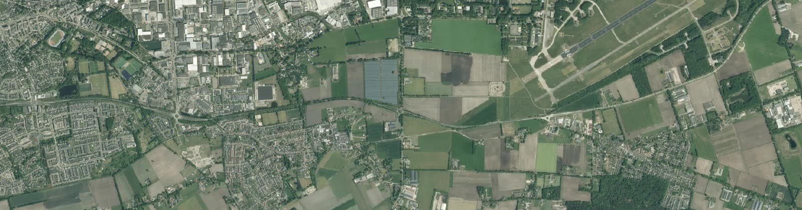 Luchtfoto van Volkel