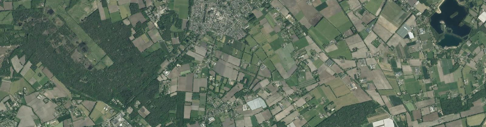 Luchtfoto van Zeeland