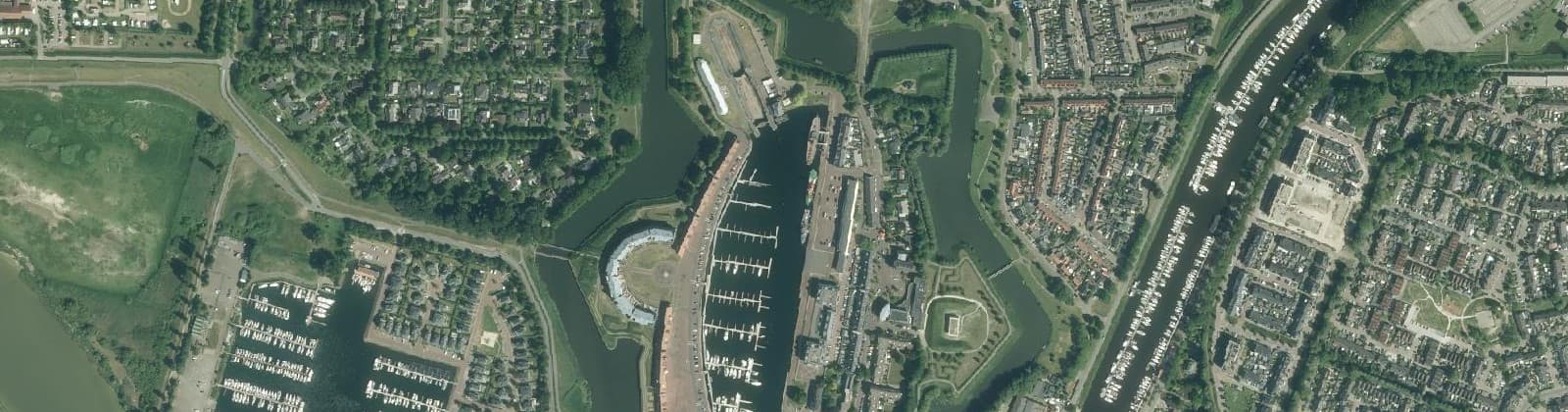Luchtfoto van Hellevoet