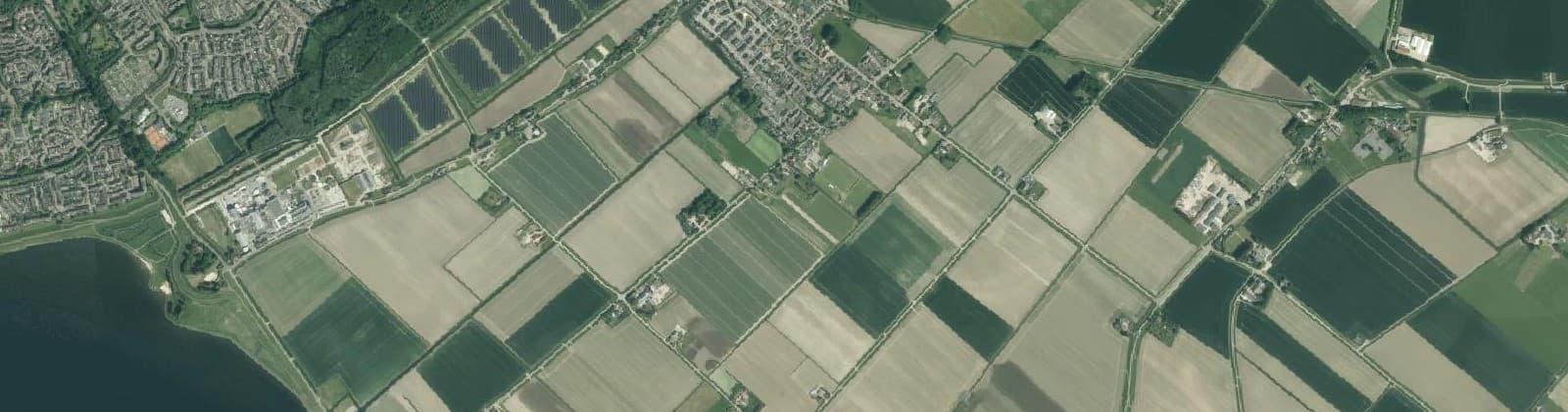Luchtfoto van Oudenhoorn