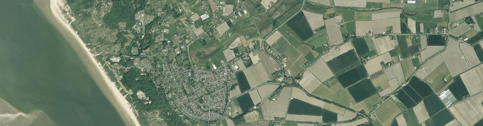 Luchtfoto van Rockanje