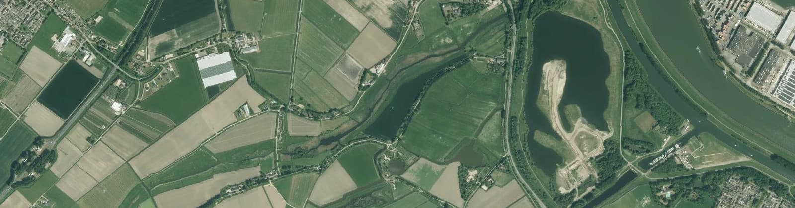 Luchtfoto van Zwartewaal