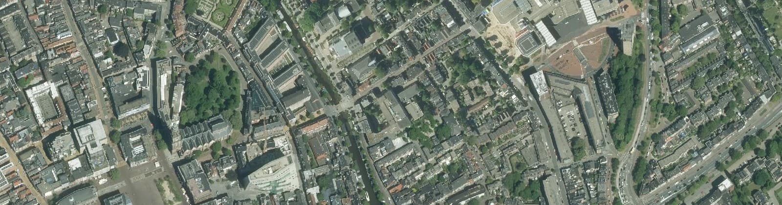 Luchtfoto van Binnenstad-Oost