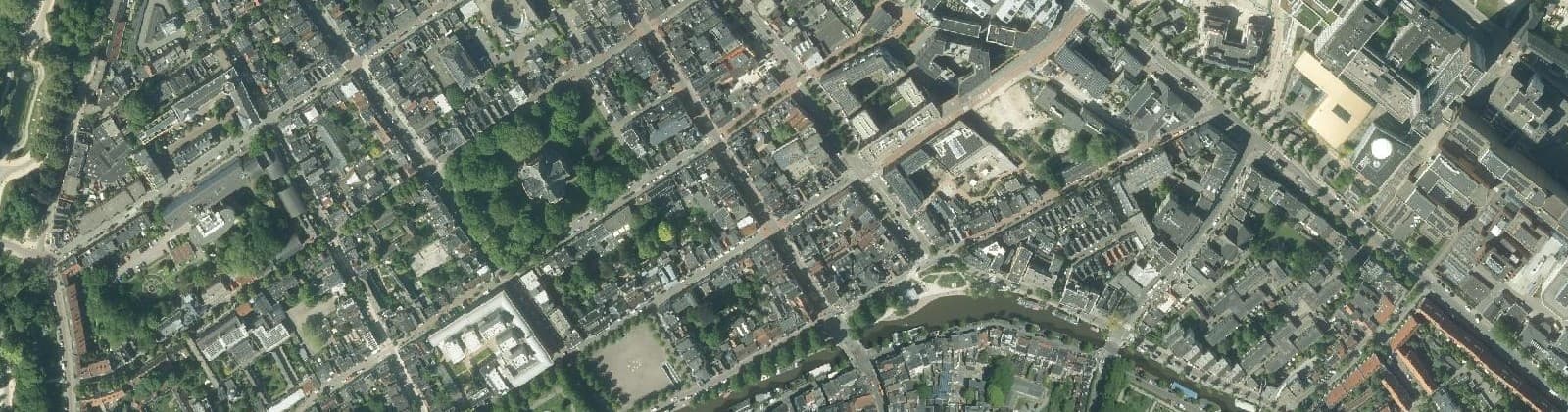 Luchtfoto van Hortusbuurt-Ebbingekwartier