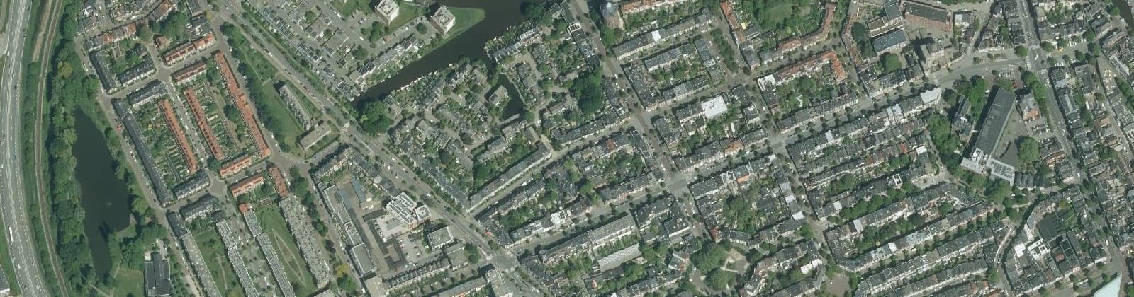 Luchtfoto van Schildersbuurt